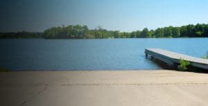 view of a lake